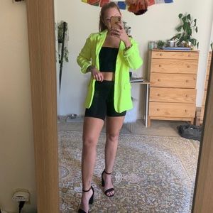 Polo by Ralph Lauren Neon Citrus linen blazer